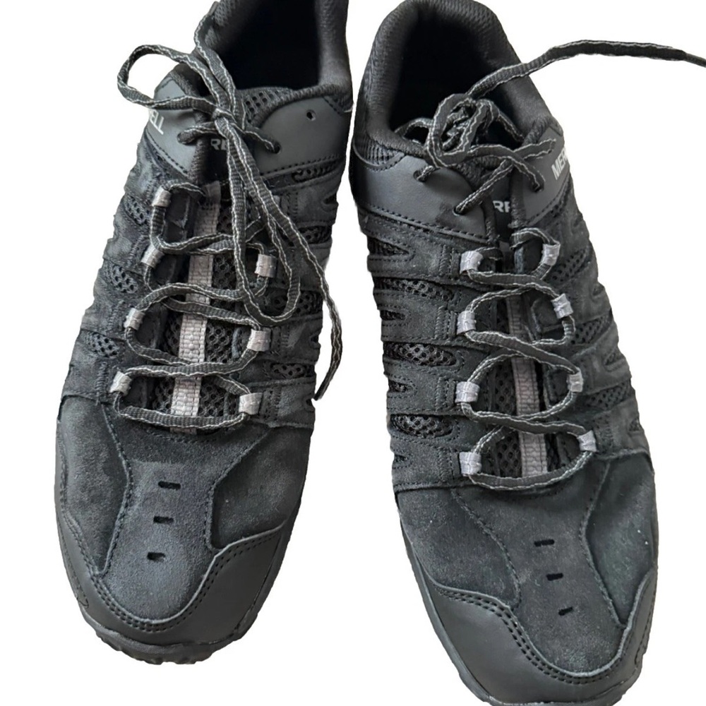 Merrell Men's Black Athletic Trail Sneakers